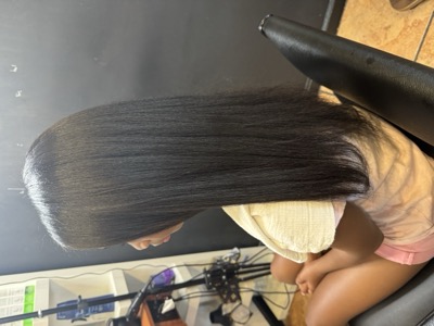 Hair styling work 11